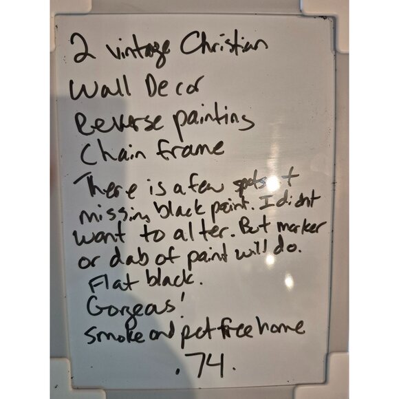 Hand-Painted Religious Wall Plaques With Bible Verses Floral Design - Picture 12 of 12